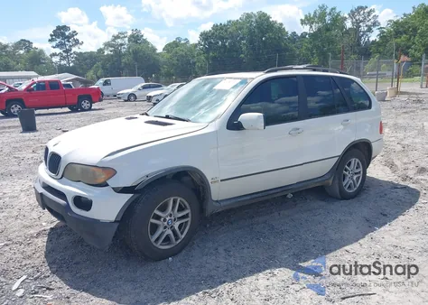 2006 BMW X5 3.0I z USA, uszkodzony, nr VIN 5UXFA13506LY27751